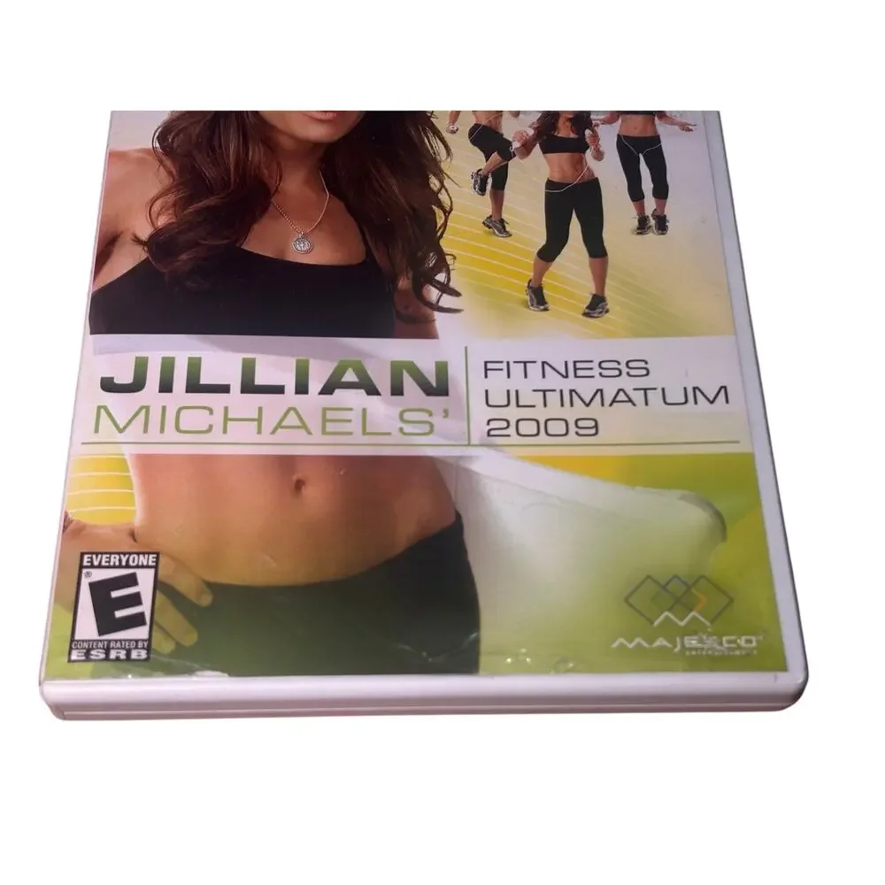 Jillian‎ Michaels Fitness Ultimatum 2009 Nintendo Wii Video Game NO MANUAL
